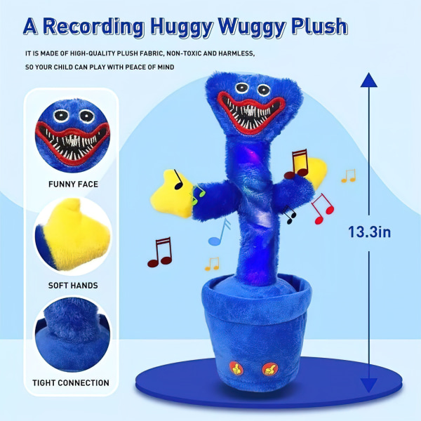 Söt Dansande Huggy Wuggy Rosa