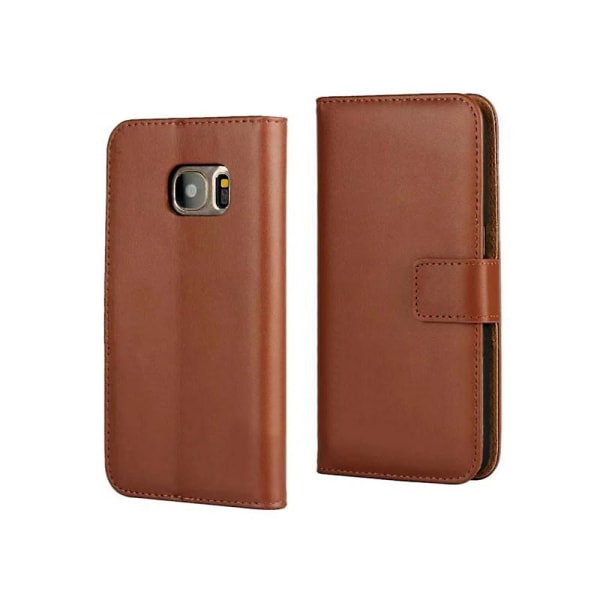 Læder etui / pung - Samsung Galaxy S7 Rosa