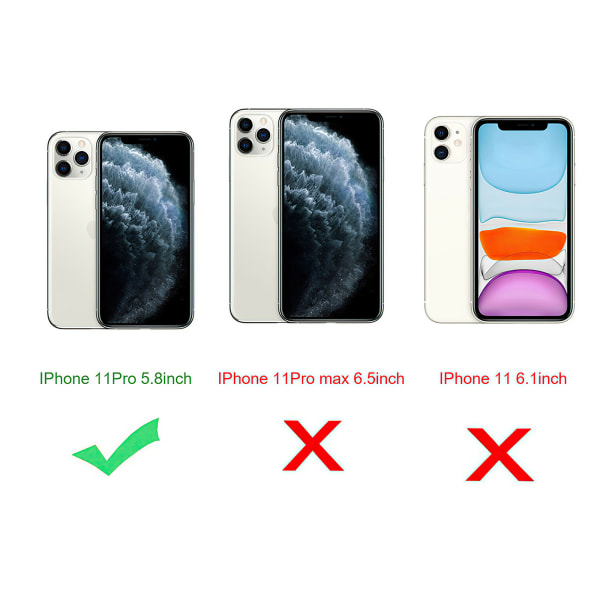 Skydda din iPhone 11 Pro - Spegelglans! Silver