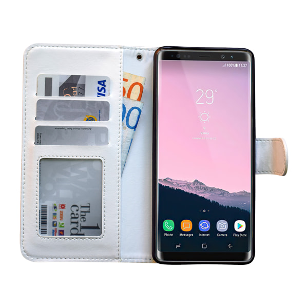 Uppgradera din Note 9 - Läderfodral & Skydd! Rosa