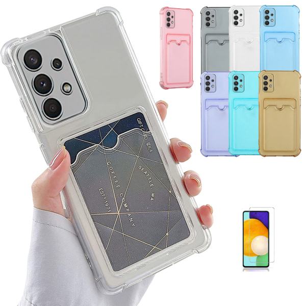 Samsung Galaxy A53 5G - Card Case Protection Transparent