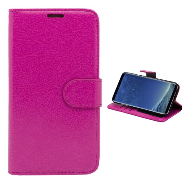 Samsung Galaxy S8 - Læder Taske / Pung Rosa