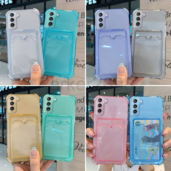 Samsung Galaxy S21 - Skal / Skydd / Kortfack Transparent