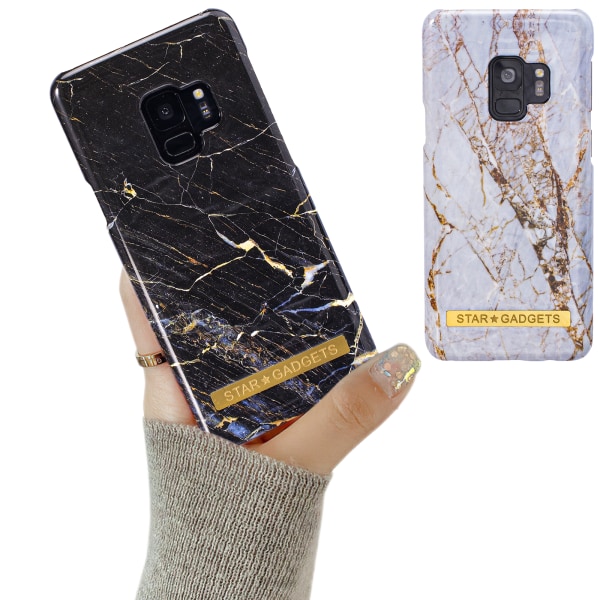 Samsung Galaxy S9 - Skal / Skydd / Marmor Vit