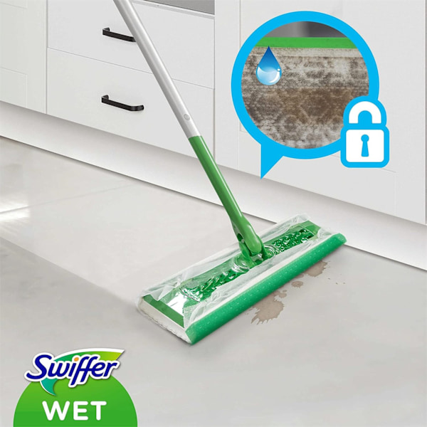 Swiffer Mop Wipes - 12 Citrus Fresh Duftende Pads til Hurtig og Nem Rengøring