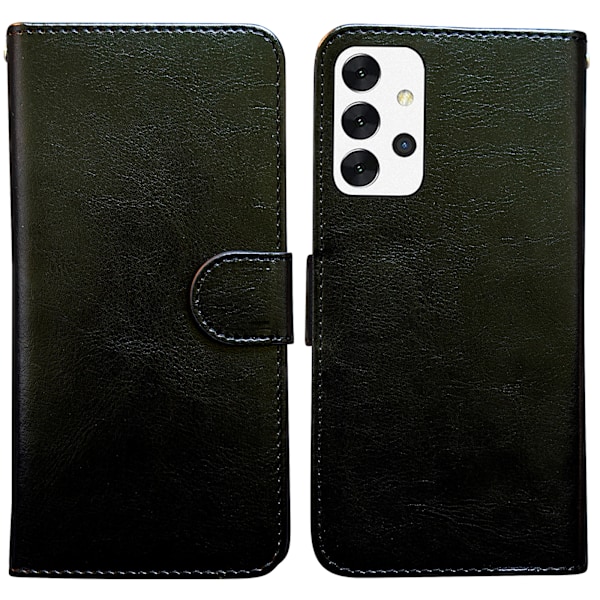 Samsung Galaxy A32 5G - PU Læder Pung Etui Svart