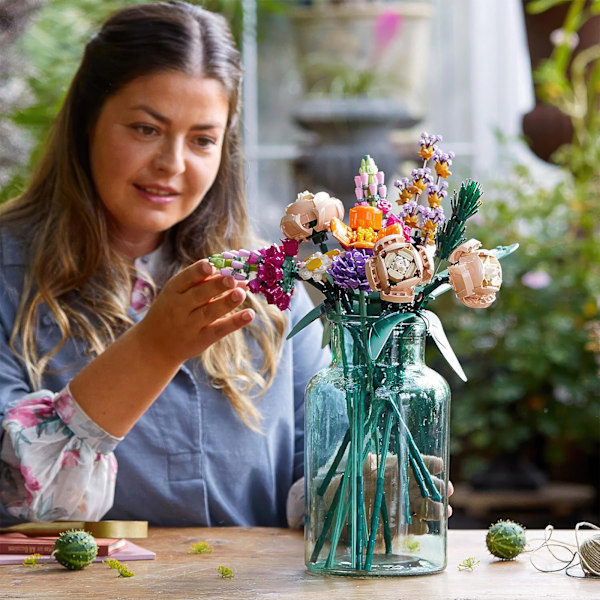 10280 LEGO Blomster Bouquet Byggeværk - Unik Indretning med Jus