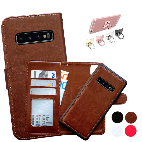 Skydda din Samsung Galaxy S10 - Upptäck vårt läderfodral! Vit