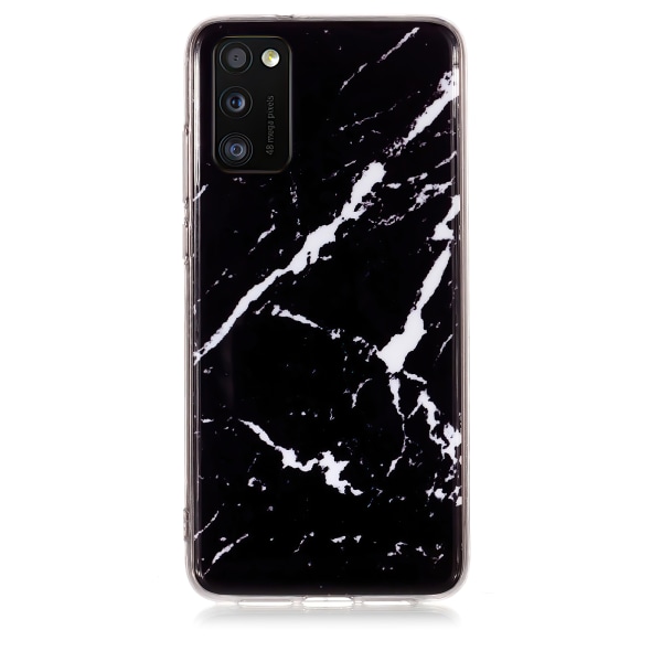 Samsung Galaxy A41 - case marmori Svart