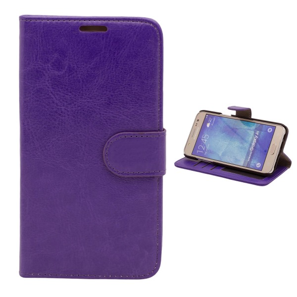 Läderfodral / Plånbok - Samsung Galaxy S7 + Skärmskydd Rosa