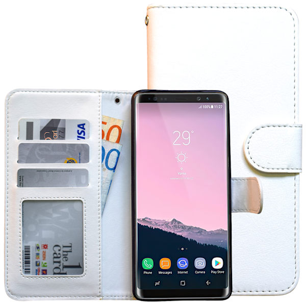 Samsung Galaxy Note 9 - PU Læder Pung Etui Rosa