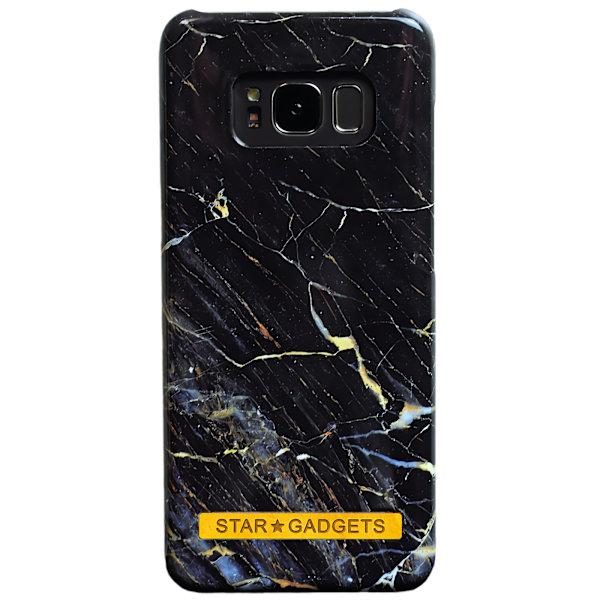 Samsung Galaxy S8 - Cover / Beskyttelse / Marmor Svart