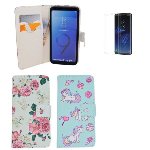 Samsung Galaxy S9 - PU Læder Pung Etui Rosa