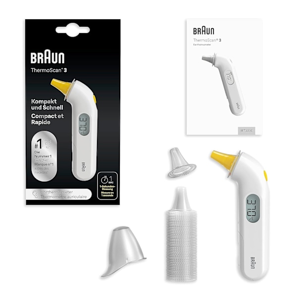 Braun ThermoScan 3 Örontermometer med Infraröd Teknik