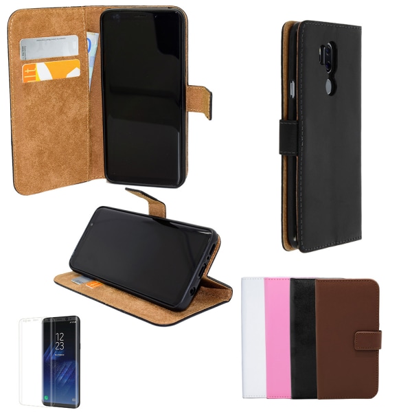 LG G7 ThinQ - PU-nahkainen lompakkokotelo Rosa