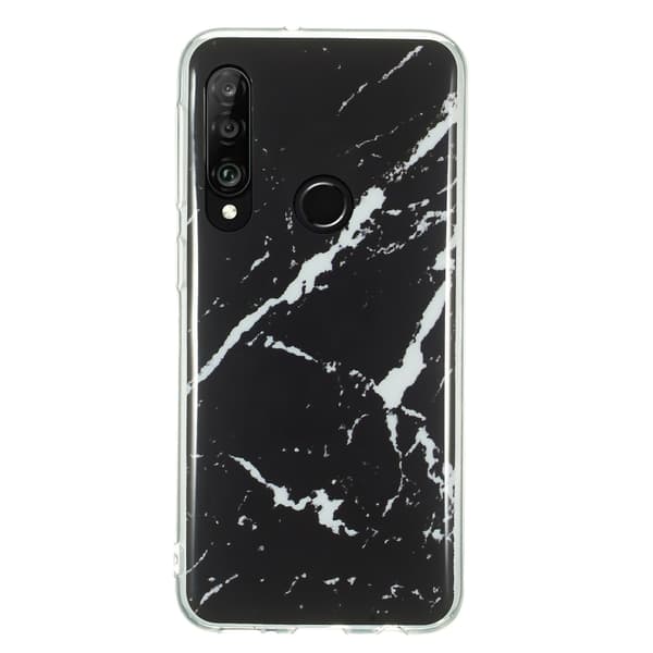 Skydda din Huawei P30 Lite med Marmorskal Svart