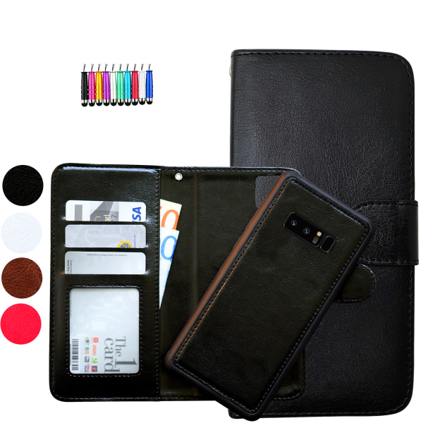 Päivitä Note 8 case/lompakko! Vit