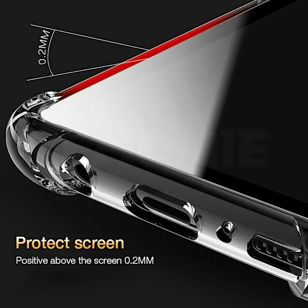 Samsung Galaxy A14 5G - Beskyttelse til kortlomme - Transparent Svart