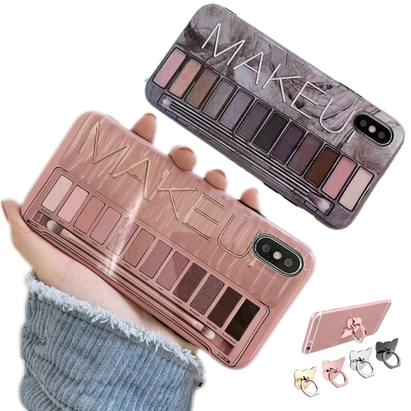 iPhone XR - Cover Protection MakeUp Grå
