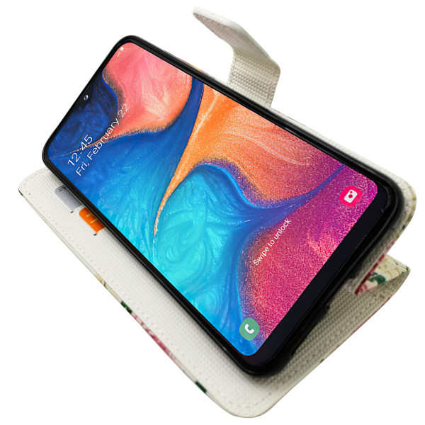 Samsung Galaxy Case - PU-nahkainen lompakkokotelo Blå