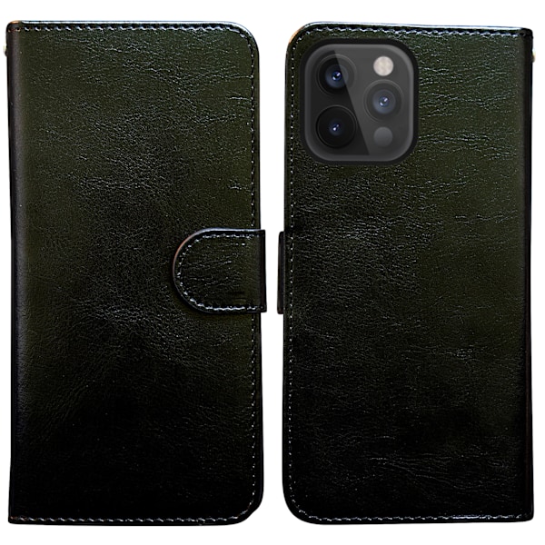 iPhone 12 Pro Max - PU Læder Pung Etui Rosa