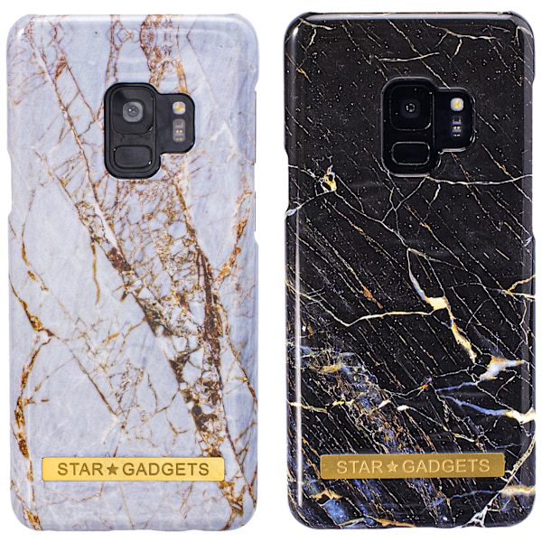 Samsung Galaxy S9 - Marmorikuvioinen suojakotelo Vit