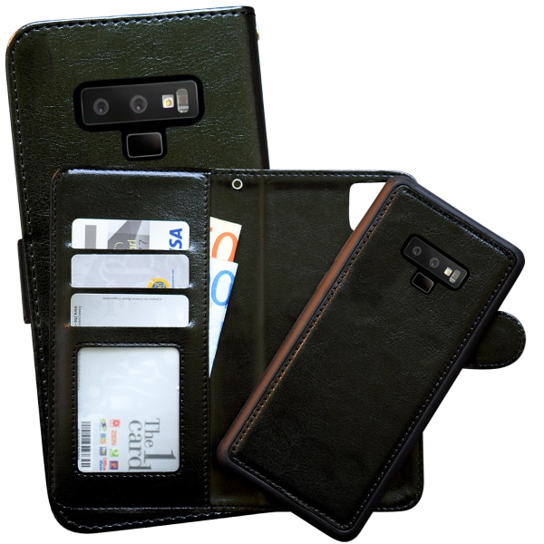 Samsung Galaxy Note9 - Läderfodral / Skydd Svart
