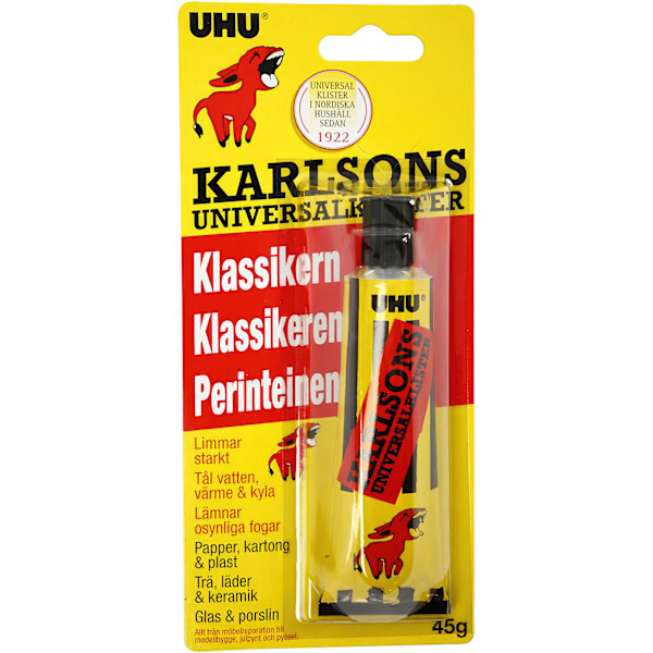 Karlsons Lim Universal Lim 45g til Papir Plastik Pap