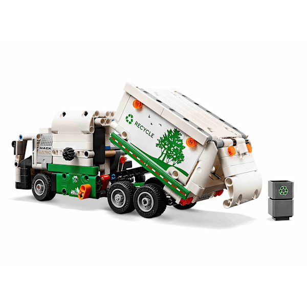 LEGO Technic Mack LR Elektrisk Sopbil med Rörlig Lastare och Minifigurer