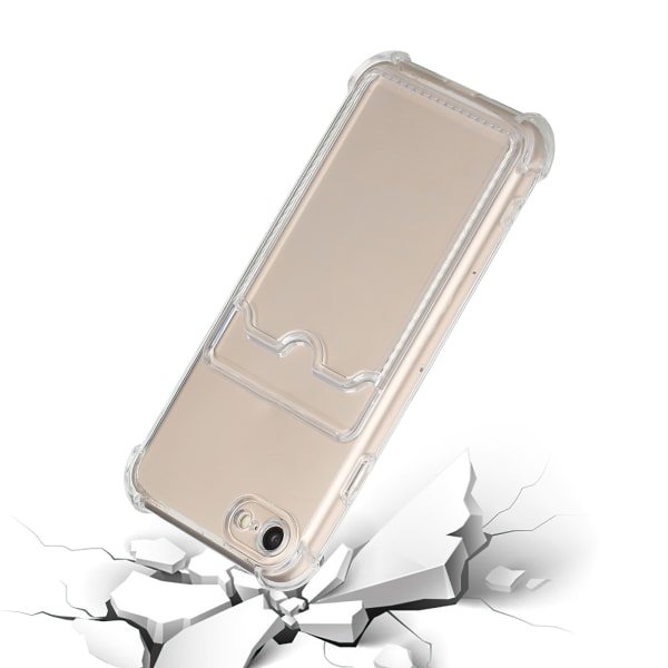 iPhone 7/8/SE (2020 & 2022) - Kortetui beskyttelse gennemsigtig