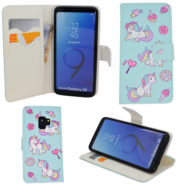 Samsung Galaxy S9 - PU Læder Pung Etui Rosa