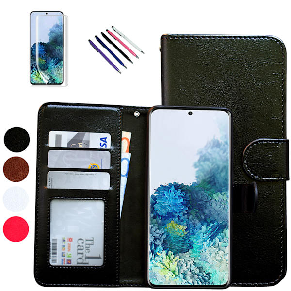 Samsung Galaxy S20 Plus - PU Læder Pung Etui Brun