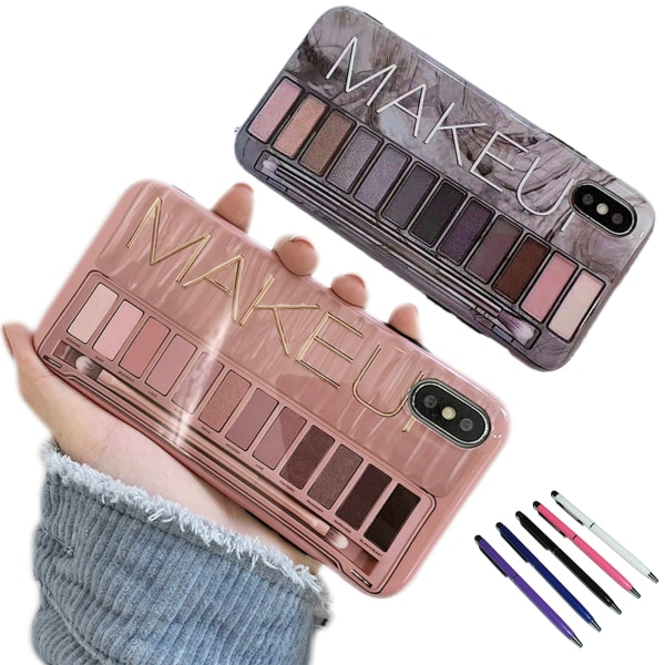 iPhone X/Xs - Skal / Skydd / MakeUp Rosa