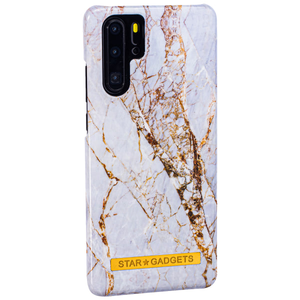 Huawei P30 Pro - case suojakukat / marmori Svart