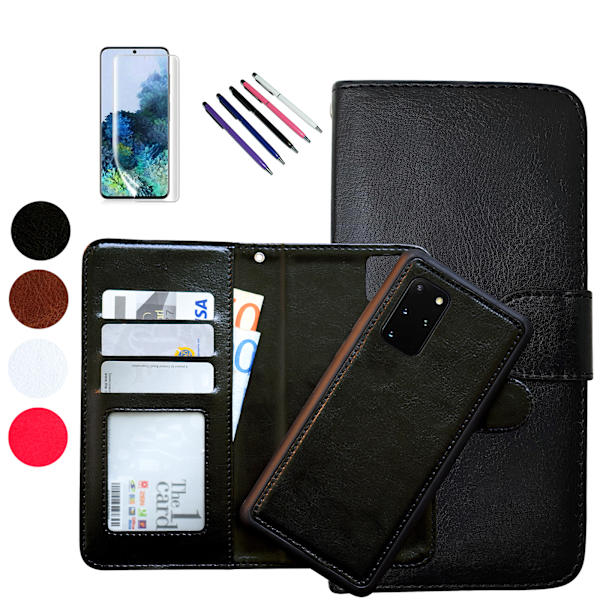 Samsung Galaxy S20 Plus - PU Læder Pung Etui Brun