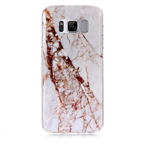 Samsung Galaxy S8 - Cover / Beskyttelse / Marmor Svart