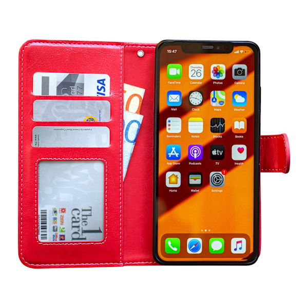 Opgrader din iPhone 11 Pro Max med et lædercover! Vit