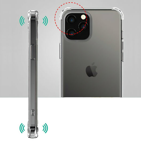 Skydda din iPhone 12 Pro - Transparent Skal