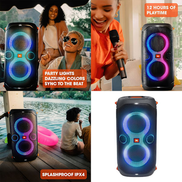 JBL PartyBox 110 - Voima ja Valaistus - Kannettava Juhlasoitin 1