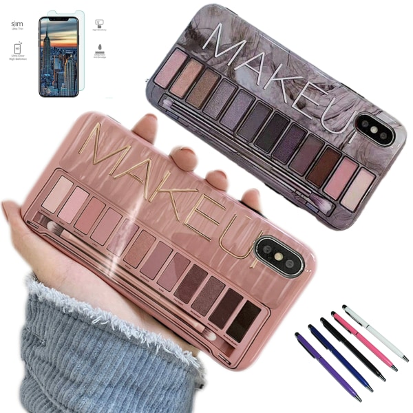 iPhone X/Xs - Cover Protection MakeUp Grå