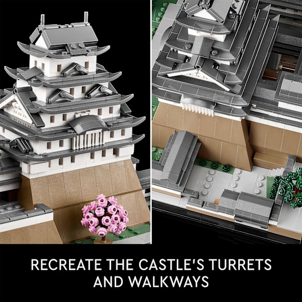Rakenna Japanin upea Himejin linna LEGO Architecture -malli aikuisille