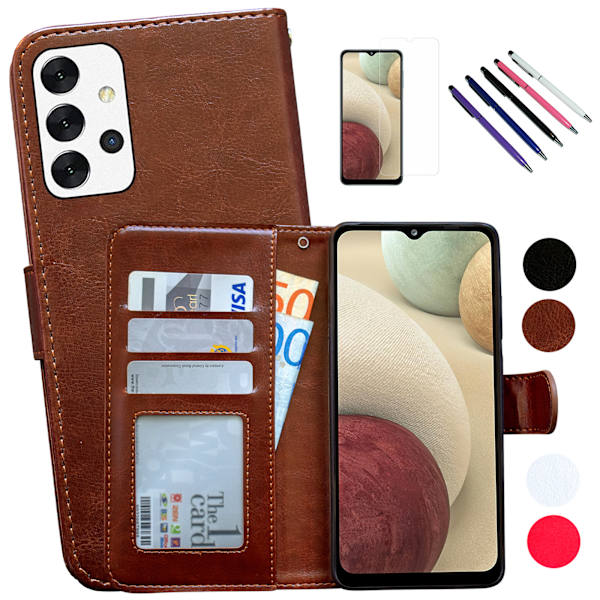 Samsung Galaxy A32 5G - PU Læder Pung Etui Rosa