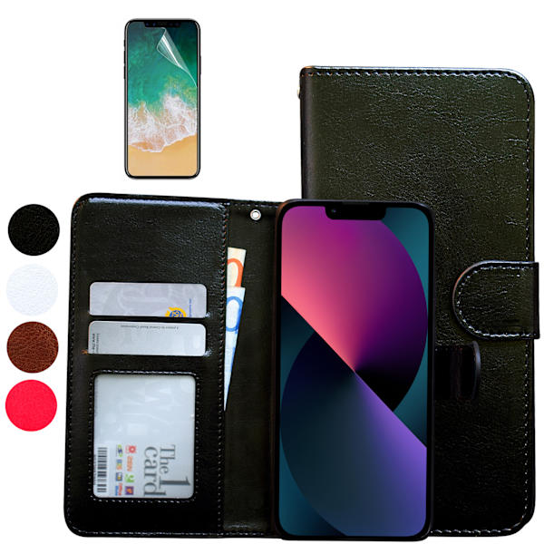 Komfort og beskyttelse iPhone 12 Mini - Læder etui! Rosa