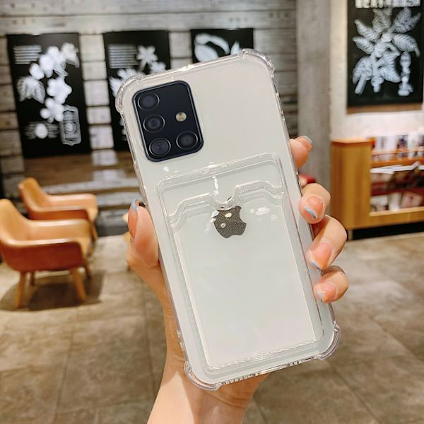 Samsung Galaxy A51 - Skal / Skydd / Kortfack Grå