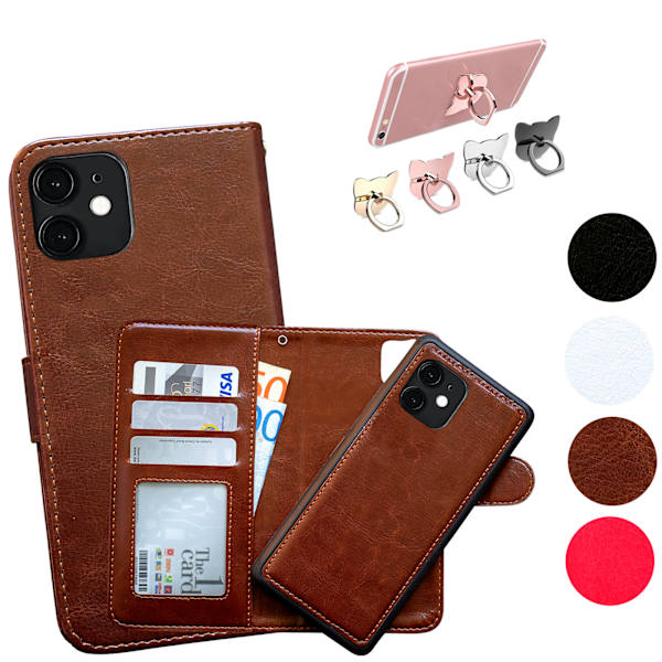 Suojaa iPhone 11 -puhelimellasi nahkakotelolla! Brun
