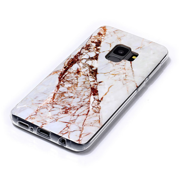 Marmor-skal för Samsung Galaxy S9 - Skydda din telefon! Vit