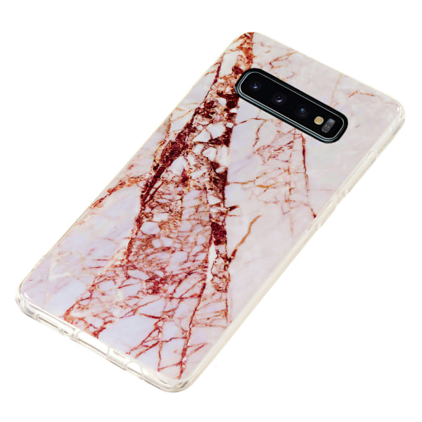 Samsung Galaxy S10 - Cover / Beskyttelse / Marmor Svart