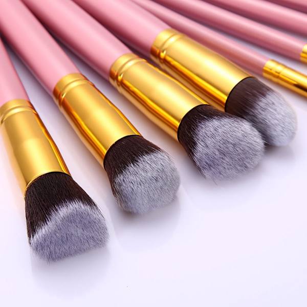 10 stk. Professionelle Makeupbørster til Makeup