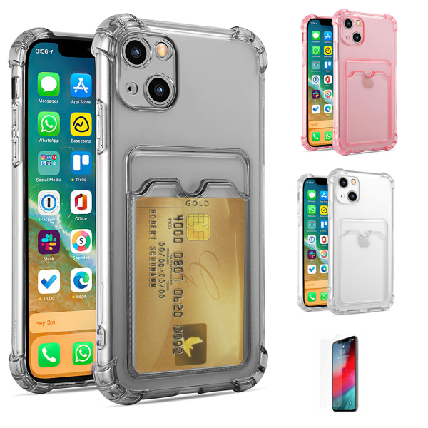 Suojaa iPhone 14 -puhelimesi - Osta koteloita ja korttikoteloita! Transparent
