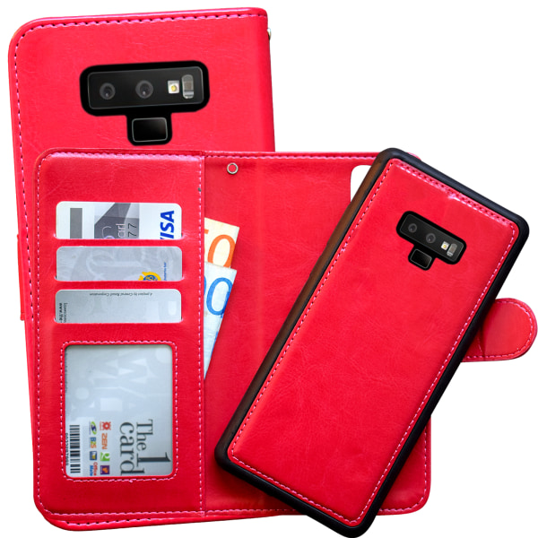 Samsung Galaxy Case - PU-nahkainen lompakkokotelo Brun